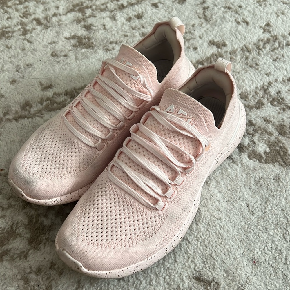 Light pink APL athletic shoes